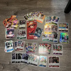 One Piece TCG OP13 Carrying On His Will 240 Card Bulk Lot C UC R Holo Near Mint - Image 3