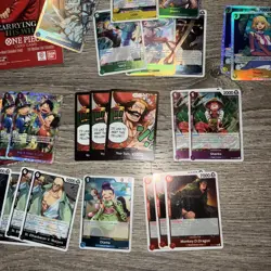 One Piece TCG OP13 Carrying On His Will 240 Card Bulk Lot C UC R Holo Near Mint - Image 5