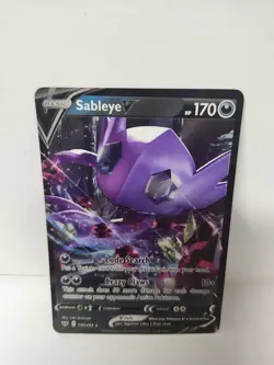 Pokemon TCG Sableye v 120/202 Ultra Rare Full Art Holo Card 2020 - Image 1