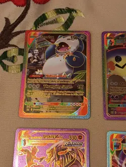 4 Pokemon Custom Fan Made Art Foil Card - Image 2