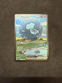 Bubble Mew ex 232/091 Special Illustration Rare Pokemon Card Paldean Fates NM - Image 1