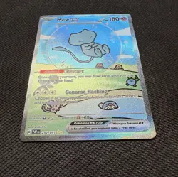 Bubble Mew ex 232/091 Special Illustration Rare Pokemon Card Paldean Fates NM - Image 4