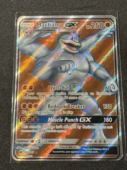 Pokemon Card - Machamp GX (Full Art) Burning Shadows 135/147 Ultra Rare - Image 1