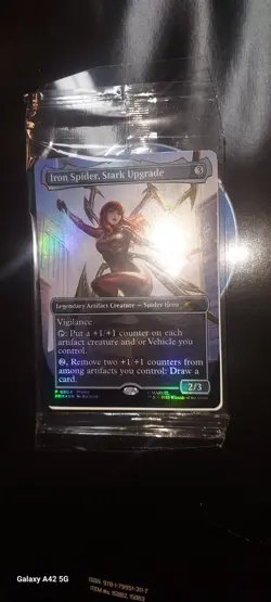 IRON SPIDER MARY JANE Magic the Gathering Card Marvel Legends MTG Spider-Man New - Image 1