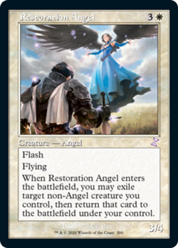 Restoration Angel Time Spiral Remastered NM White Special MAGIC CARD ABUGames - Image 1