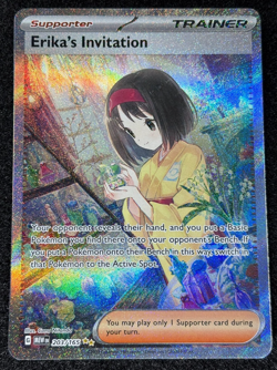 Pokemon TCG SV Scarlet & Violet 151 Erika's Invitation Card #203/165 - Image 1