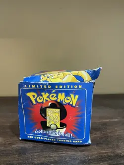 Pokemon 23k Gold Plated Charizard Burger King 1999 Sealed Pokeball Trading Card - Image 1
