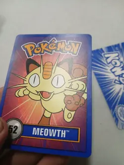 1998 Pokemon Betty Crocker Nintendo Official Promo Card Lot Meowth 52 Eevee 133 - Image 5