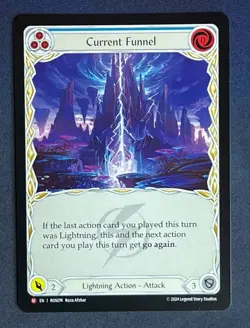FAB ROS074 Current Funnel Lightning Action Majestic Flesh and Blood TCG - Image 1