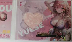 Yae Miko Genshin Impact Trifold Fabric Card Goddess Story Waifu Anime Tri Fold - Image 5