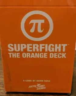 Skybound Superfight Orange Deck: 100 Nerdy Cards Game of Absurd Arguments NEW - Image 1