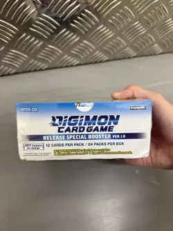 Digimon Card Game Special Release Ver1.0 BT01-03 Booster Box - Brand New - Image 3