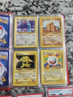 1999 Pokemon Base Set COMPLETE Unlimited Lp/MP NON HOLO Cards #17-102 Lot - Image 1