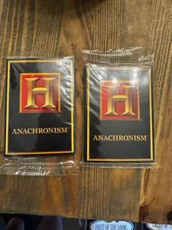 2 History Anachronism Trading Card Game CCG Promo card sealed packs 2004 - Image 1