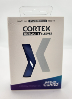 100 ULTIMATE GUARD CORTEX BLUE MATTE STANDARD SIZE Card SLEEVES Deck Protector - Image 1