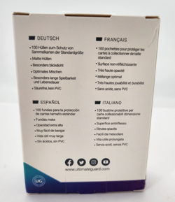 100 ULTIMATE GUARD CORTEX BLUE MATTE STANDARD SIZE Card SLEEVES Deck Protector - Image 3