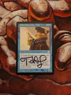 *ARTIST PROOF* Noble Benefactor DiTerlizzi Signed Magic the Gathering - Image 1