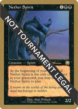 MTG 1x MP Nether Spirit - 2001 World Championship Decks (Antoine Ruel) x1 - Image 1