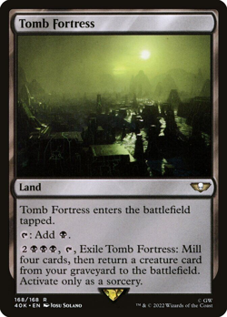 mtg magic tomb fortress ENGLISH forteresse necropole - Image 1