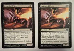 STRONGHOLD RATS x2 MTG FUTURE SIGHT 2008 UC BLACK NM - Image 1