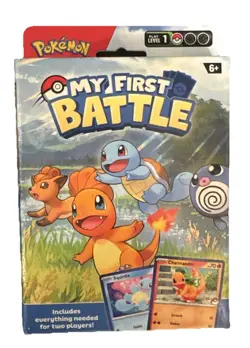 Pokemon TCG My First Battle Complete Box With Squirtle & Charmander Coin - Image 1