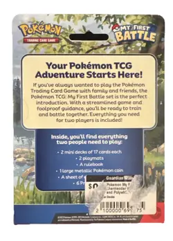Pokemon TCG My First Battle Complete Box With Squirtle & Charmander Coin - Image 2