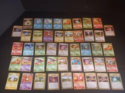 Pokemon Japanese Neo Genesis Bulk 45 Card Lot LP Vintage Common Uncommon - Image 2