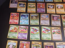 Pokemon Japanese Neo Genesis Bulk 45 Card Lot LP Vintage Common Uncommon - Image 3