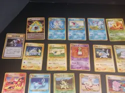 Pokemon Japanese Neo Genesis Bulk 45 Card Lot LP Vintage Common Uncommon - Image 5