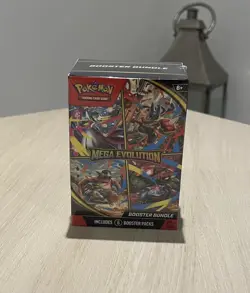 Pokemon TCG Mega Evolutions Booster Bundle New & Factory Sealed Box, 6 Packs - Image 1