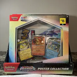4PC Pokemon TCG Prismatic Evolutions Sealed Poster Collection Brand New 2postr - Image 3