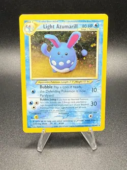 Pokemon Light Azumarill 13/105 Neo Destiny Holo RC510 - Image 1