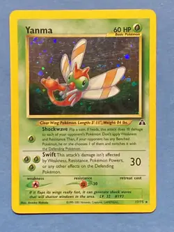 Pokemon Holo Yanma - Neo Discovery 17/75- LP - Image 1