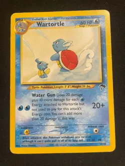 Wartortle 15/18 | 2001 Pokemon Southern Islands Promo Regular | MP - Image 1