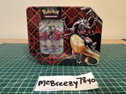 Pokemon SV Paldean Fates Tin Shiny Charizard ex, Factory Sealed - Image 1
