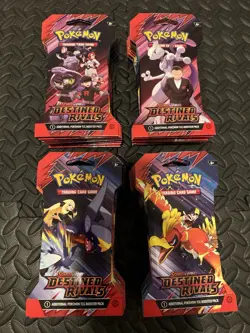 Destined Rivals Pokemon Sleeved Booster Packs LOT OF (36) Brand New/ Sealed - Image 1