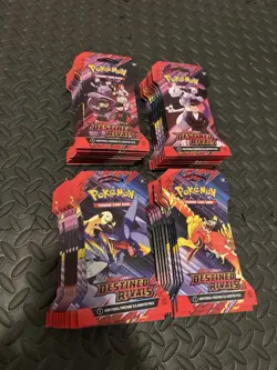 Destined Rivals Pokemon Sleeved Booster Packs LOT OF (36) Brand New/ Sealed - Image 2