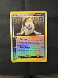 Pokemon TCG EX Dragon Absol Reverse Holo #1/97 MP Condition - Image 1