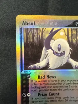 Pokemon TCG EX Dragon Absol Reverse Holo #1/97 MP Condition - Image 3