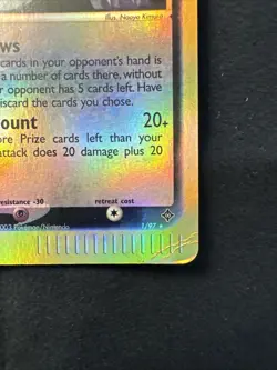 Pokemon TCG EX Dragon Absol Reverse Holo #1/97 MP Condition - Image 5