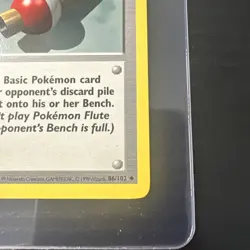 Pokemon Flute 1st Edition Base Set Uncommon WOTC Vintage Pokemon - Image 5