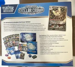 Pokemon Center Stellar Crown Elite Trainer Box ETB New Factory Sealed - Image 3