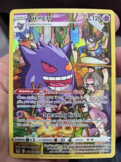 Pokemon Gengar TG06/TG30 Ultra Rare SWSH Lost Origin Trainer Gallery Full Art - Image 1