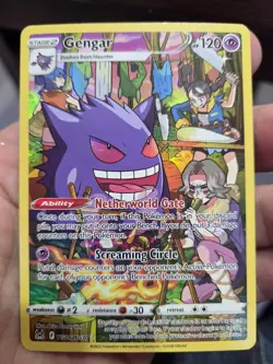 Pokemon Gengar TG06/TG30 Ultra Rare SWSH Lost Origin Trainer Gallery Full Art - Image 2