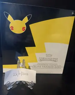 Pokemon TCG Celebrations 25th Anniversary Pokemon center Elite Trainer Box ETB - Image 1
