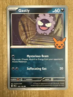 Pokemon TCG - Gastly 102/162 - Temporal Forces - Trick Or Trade NM - Image 1