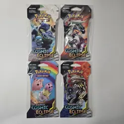 Pokemon TCG Sun And Moon: Cosmic Eclipse Sleeved Booster Packs - Full Art Set - Image 1