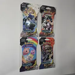 Pokemon TCG Sun And Moon: Cosmic Eclipse Sleeved Booster Packs - Full Art Set - Image 2