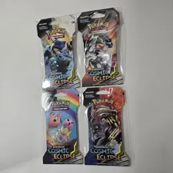 Pokemon TCG Sun And Moon: Cosmic Eclipse Sleeved Booster Packs - Full Art Set - Image 3
