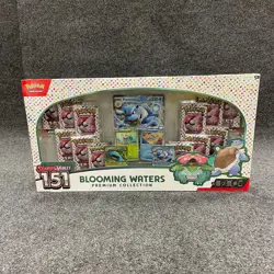 POKEMON S & V 151 Blooming Waters Premium Collection Box, Sealed Box is Worn - Image 1